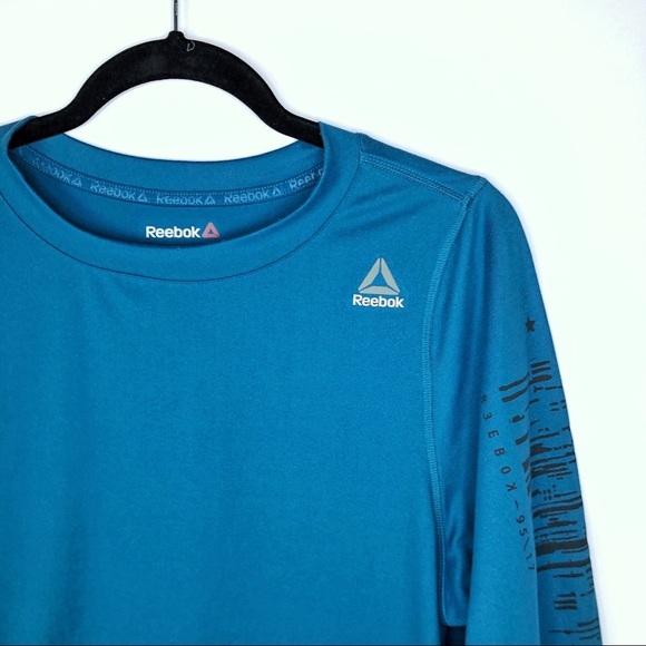 Reebok Workout Ready Crew long sleeve pullover M - Picture 3 of 9